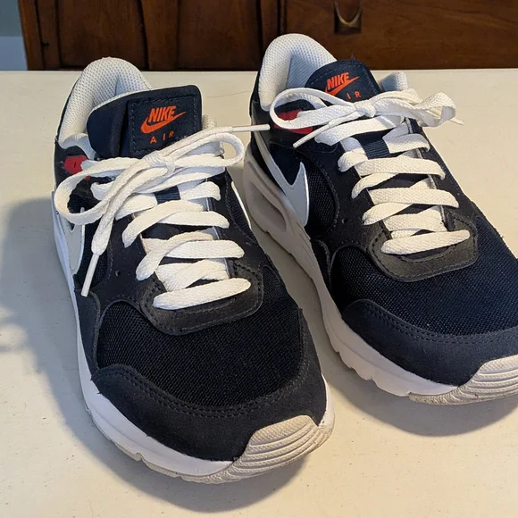 Nike Men's AIR MAX SC Size 7 Midnight Navy/White Running Shoes CW4555-400 Wms 9 - Picture 2 of 11
